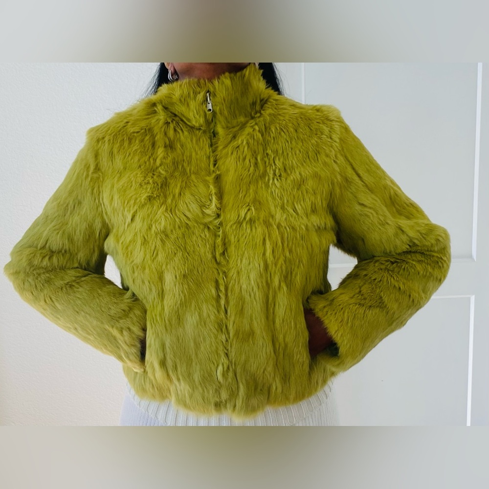 Authentic Mid Waist Fur Coat.